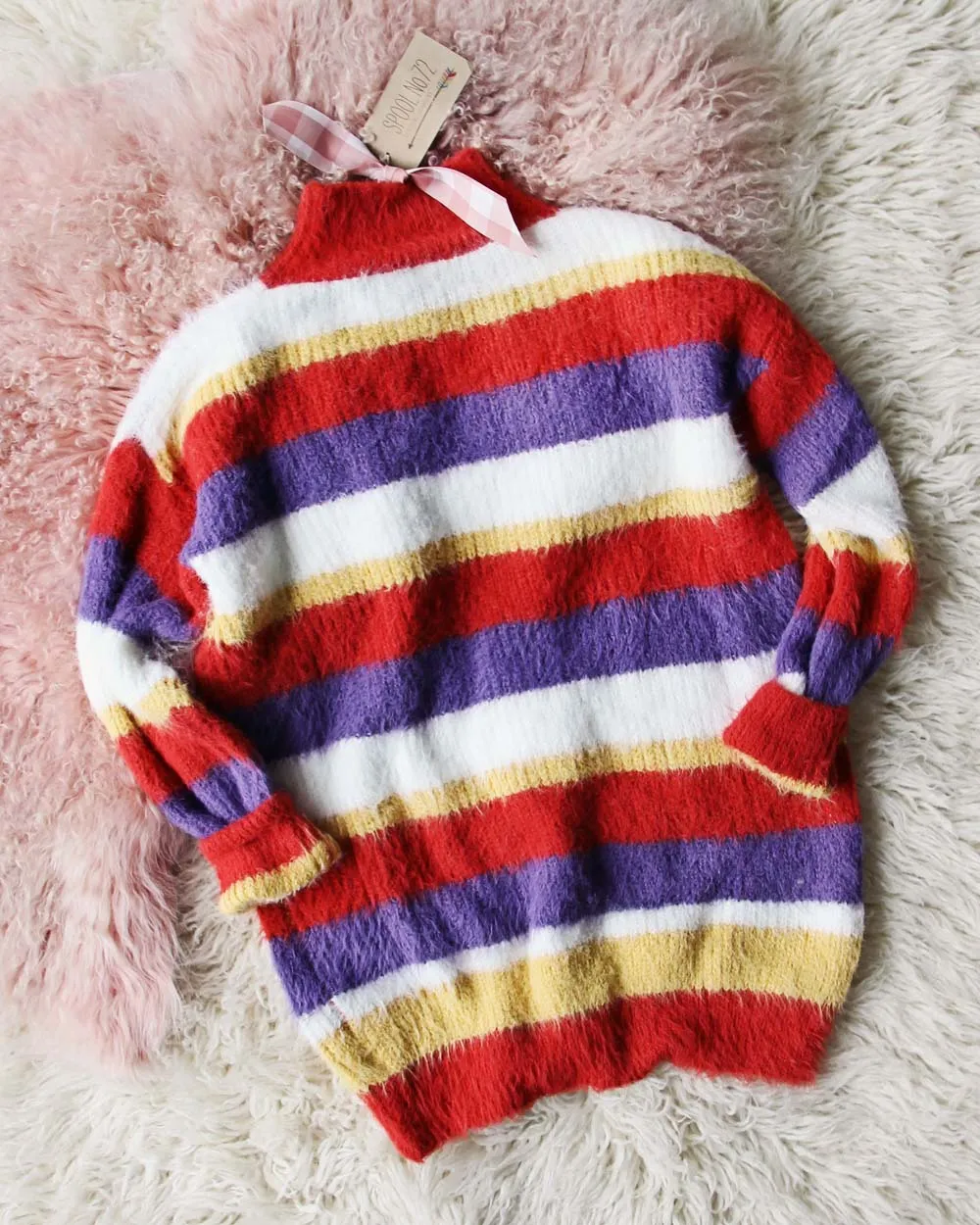 Rainbow Fuzzies Sweater