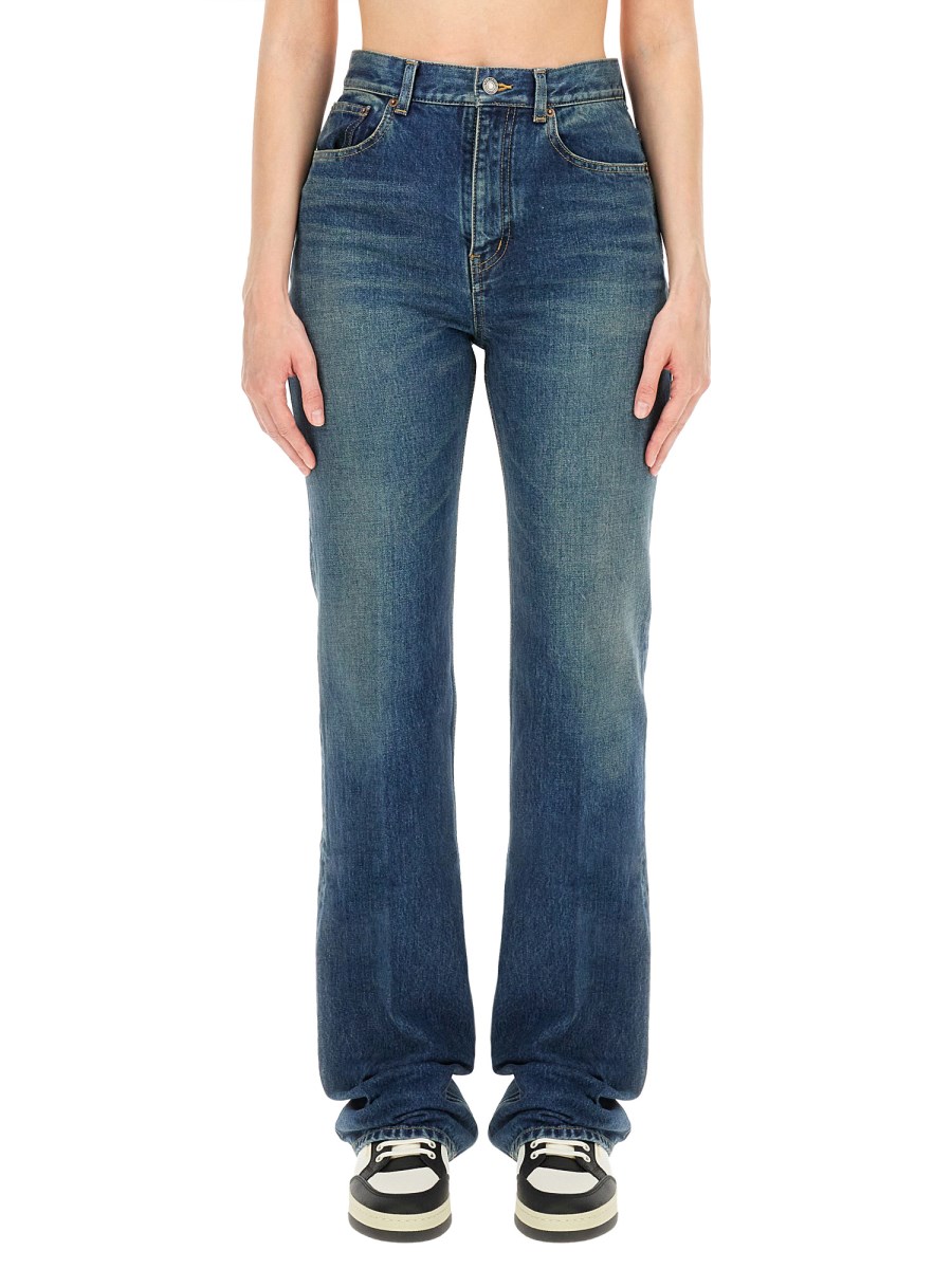 SAINT LAURENT    DENIM CLYDE JEANS