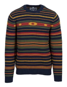 Schott NYC Multistripe Crewneck Sweater SW2335