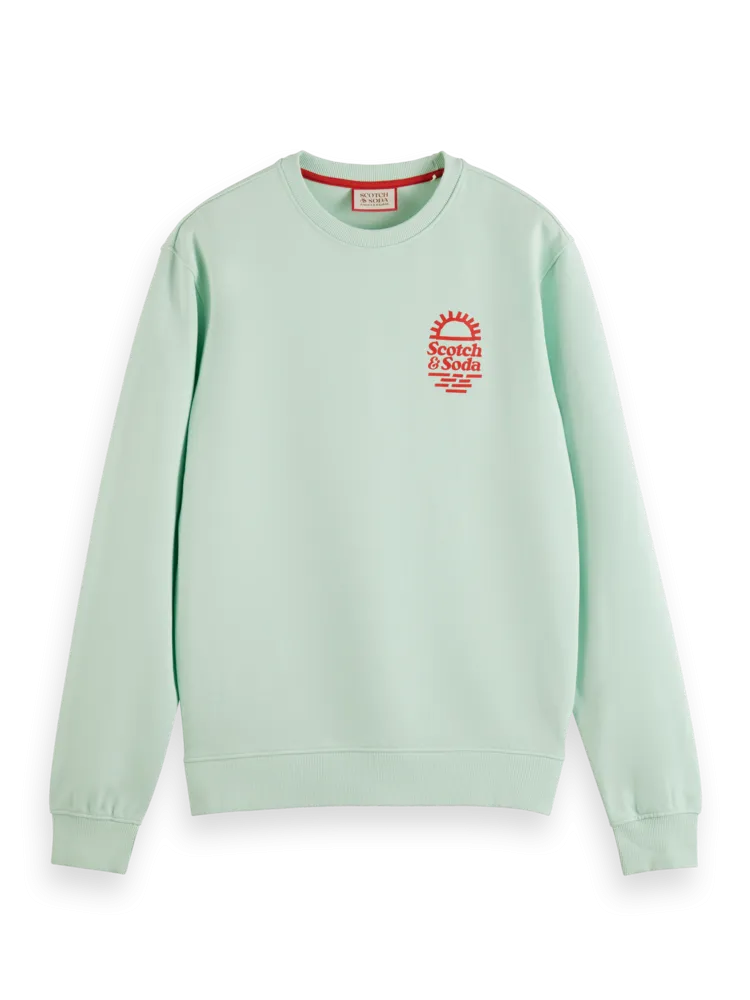 Scotch & Soda Crew Neck Sweater- SEAFOAM