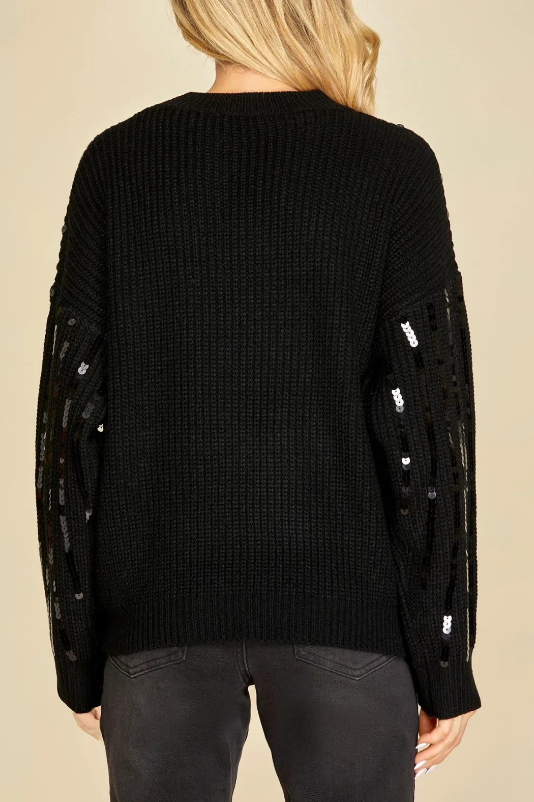 Sequin Pullover Sweater