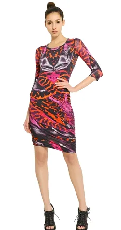 Sleeved Kaleidoscope Dress