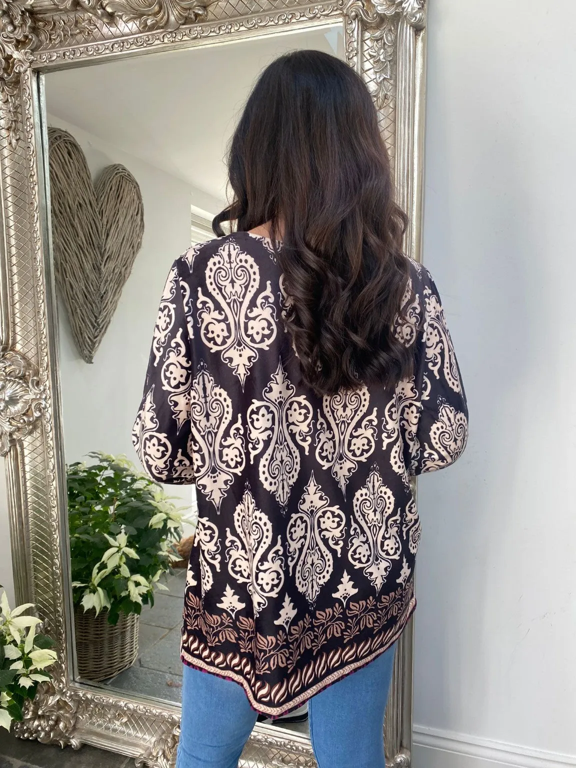 Soft Touch Patterned Top Tyra