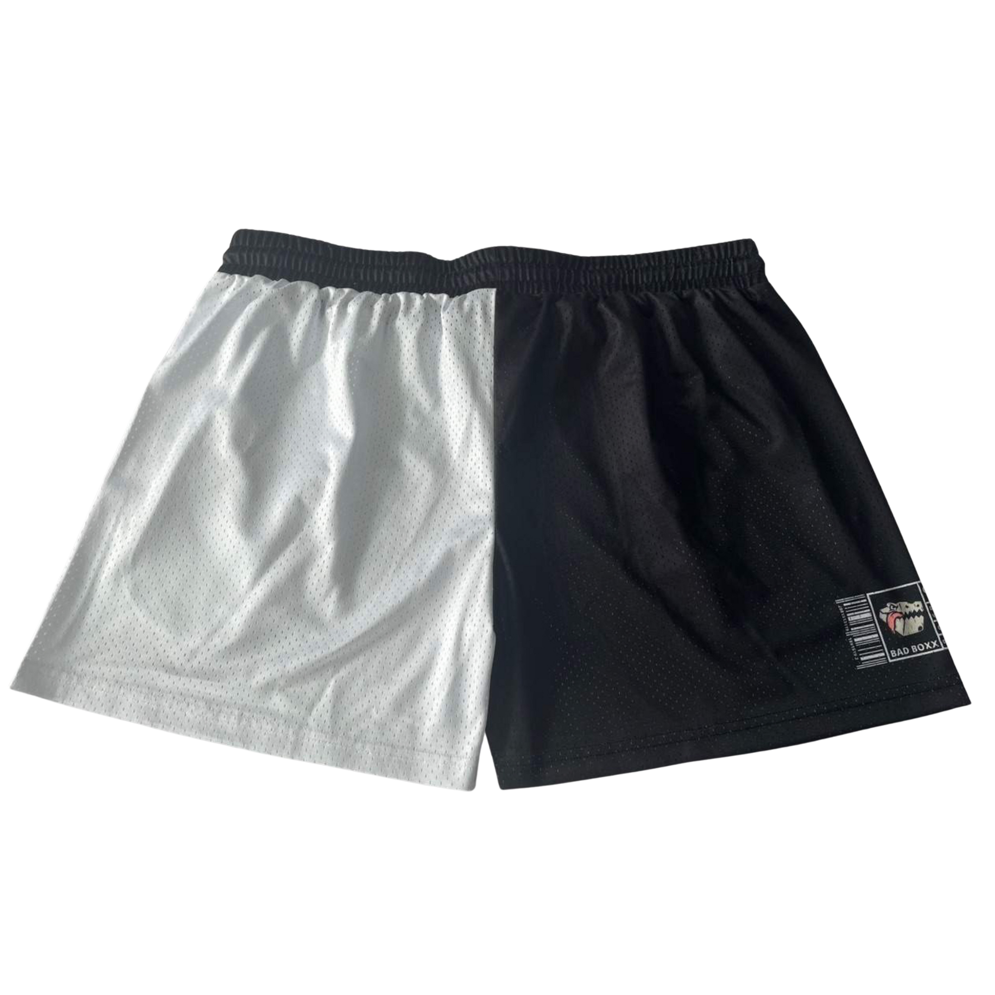 Split Black/White (5” Inseam) - Hoop Shorts