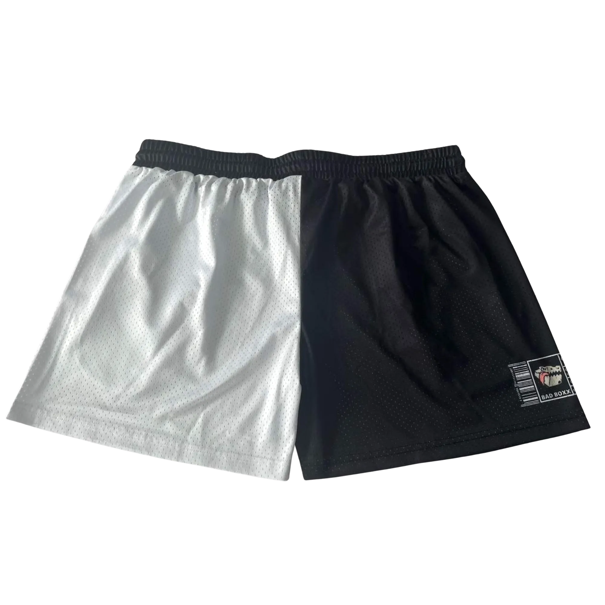 Split Black/White (5” Inseam) - Hoop Shorts