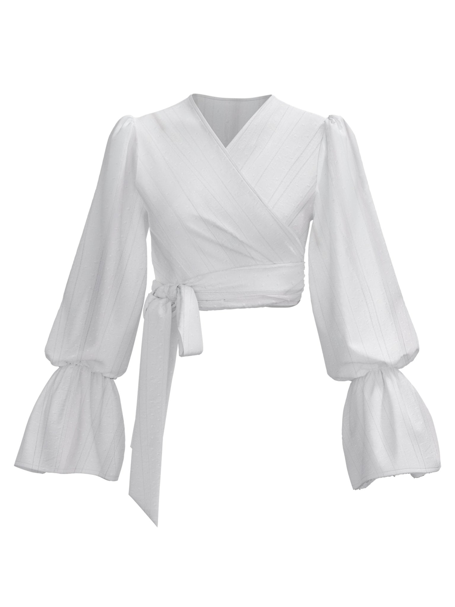 Sustainable Aja Top - Solid Blanc