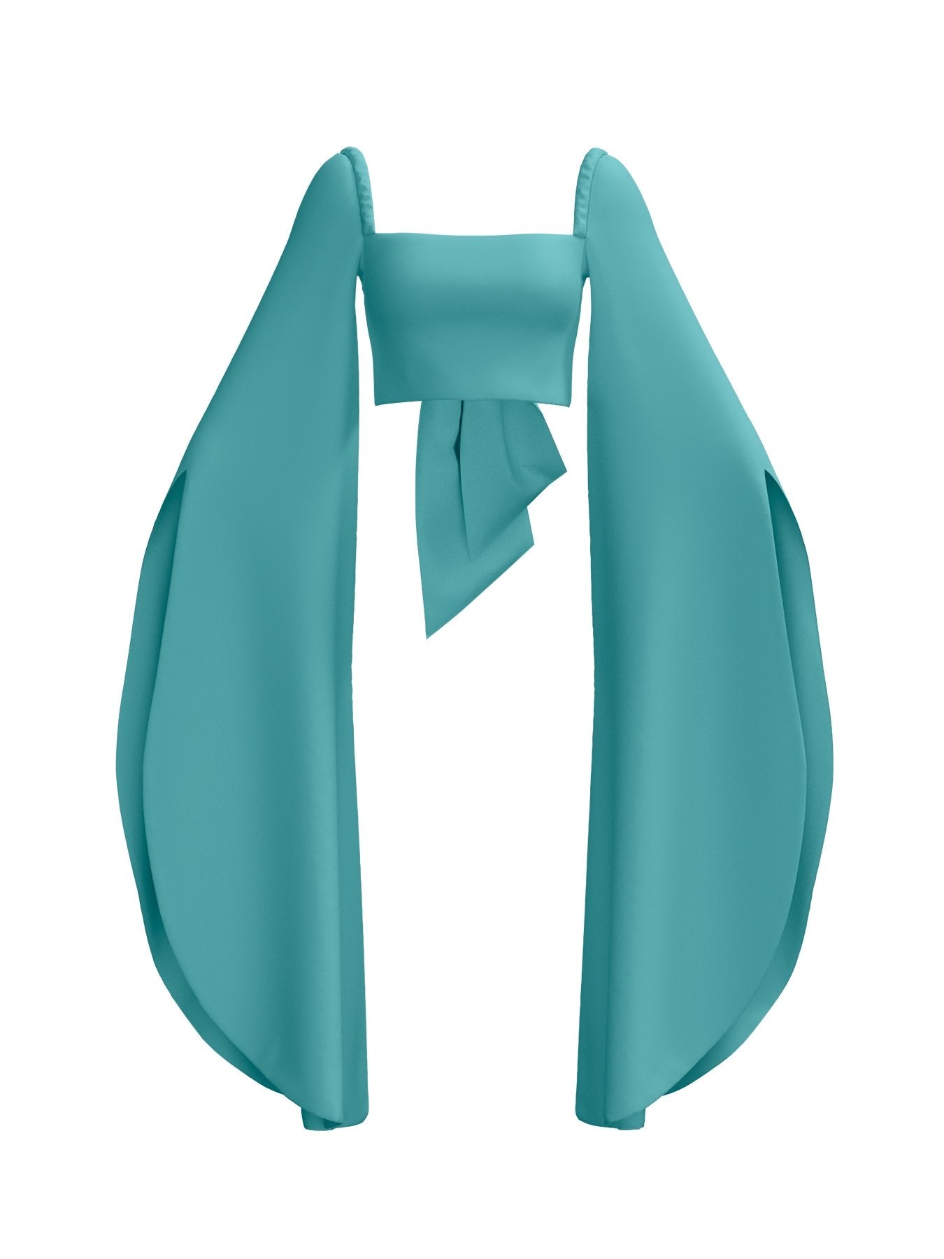 Sustainable Kinu Top - Solid Aqua