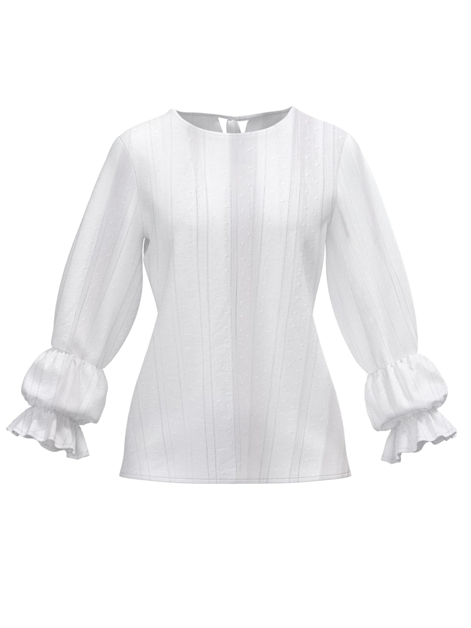 Sustainable Lena Top - Solid Blanc