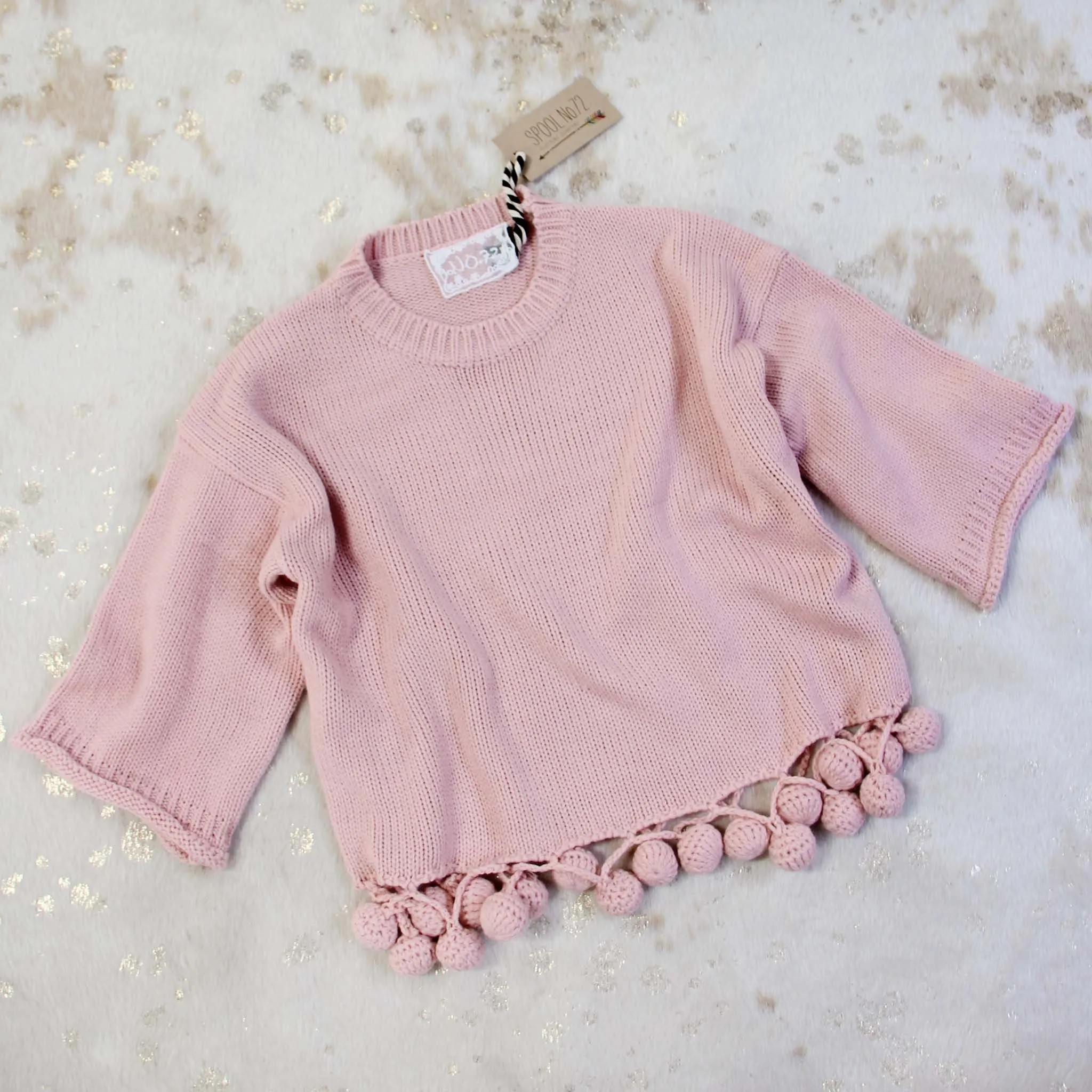 Sweet Pom Sweater