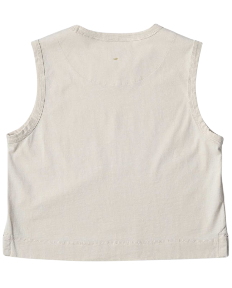 Tank Top Matte Jersey Off White