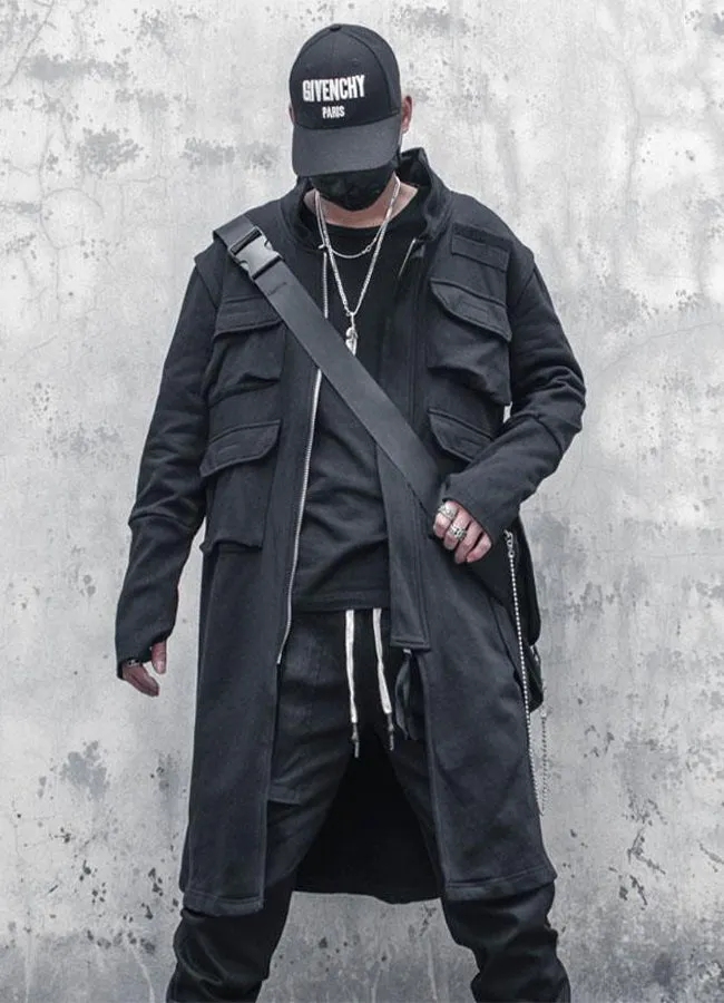 techwear long coat