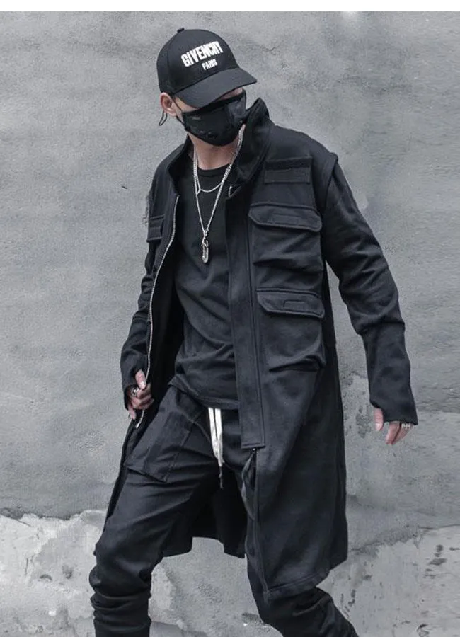 techwear long coat