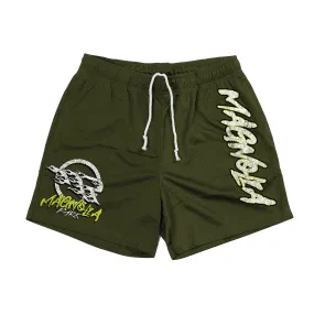 The Magnolia Park Hestia Hoop Shorts (Olive)