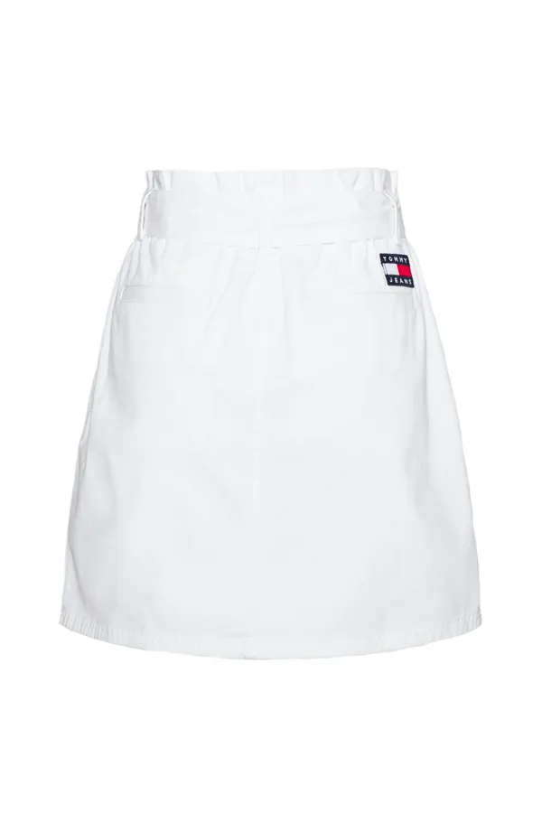 Tommy Hilfiger Women Organic Badge Skirt White