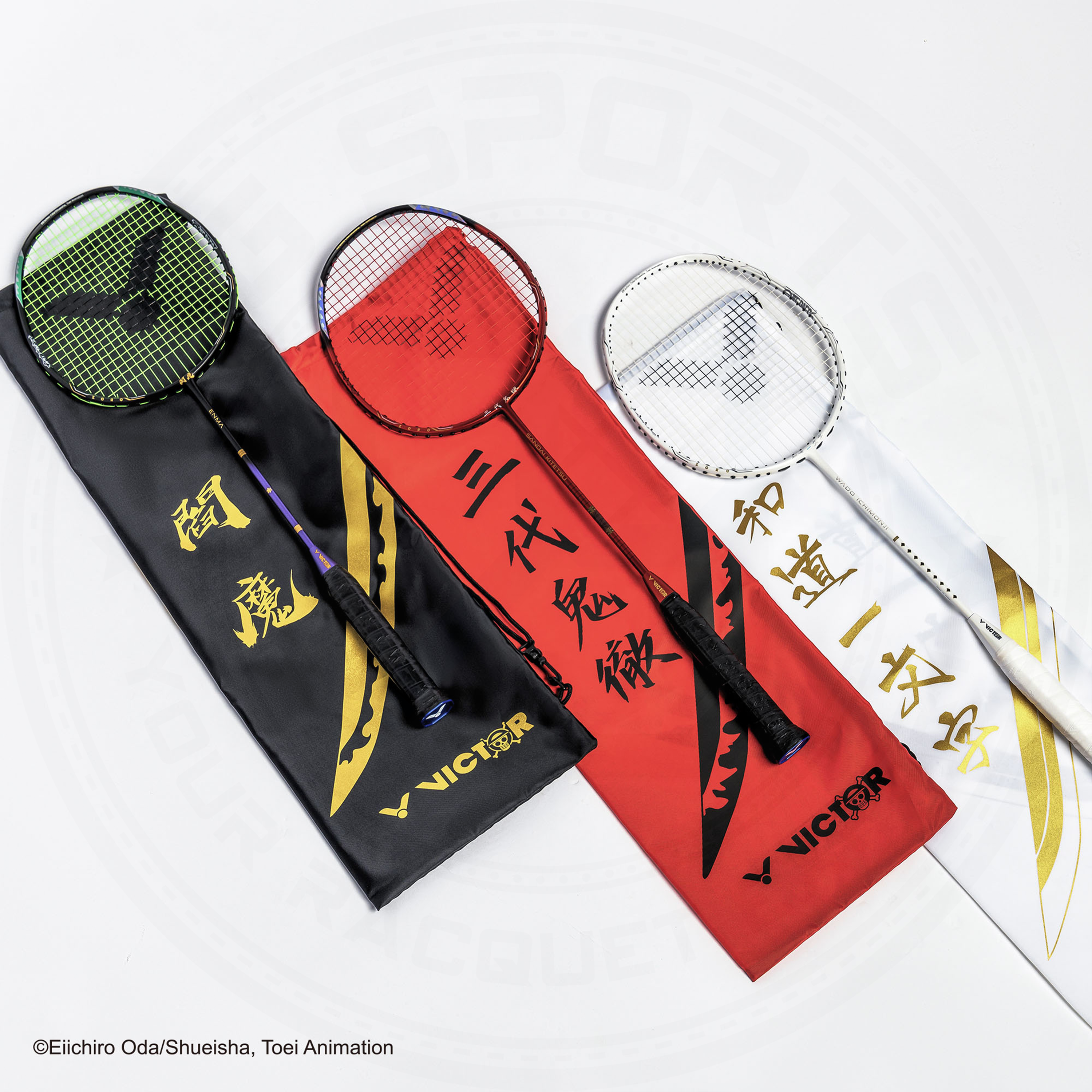 Victor X One Piece Badminton Racquets set Roronoa Zolo