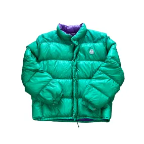 Vintage 90s Green Moncler Grenoble Puffer Coat - Extra Large