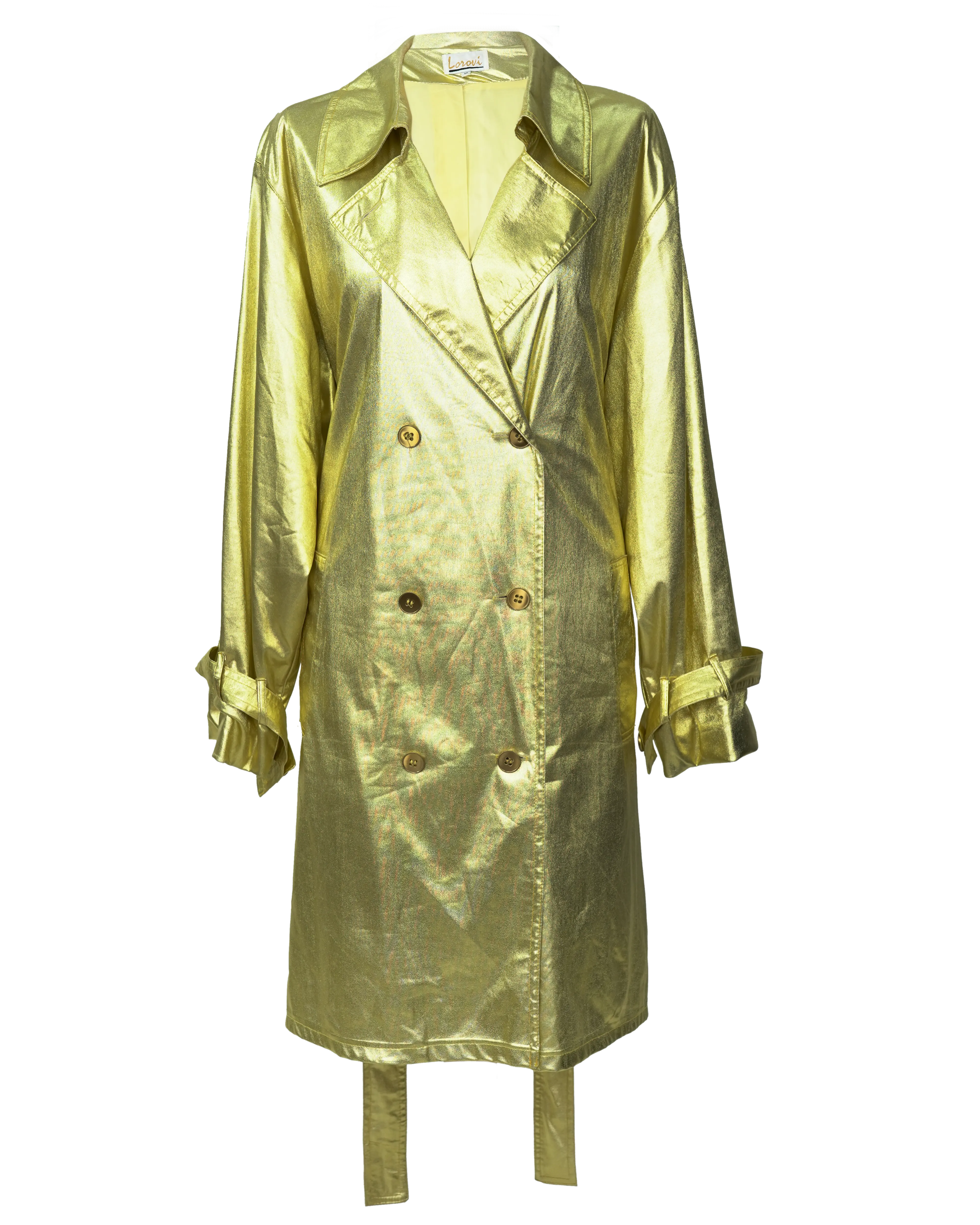 Vintage Golden Trenchcoat