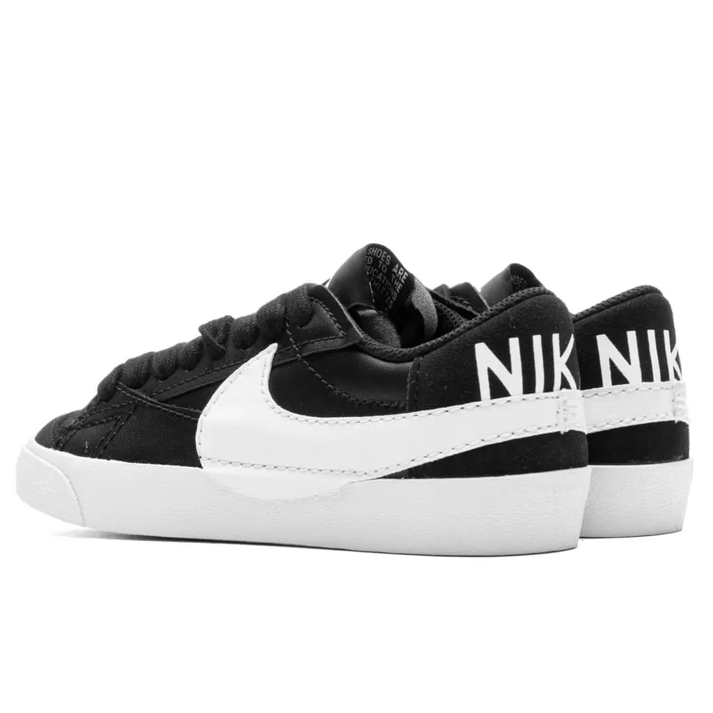 Women's Blazer Low '77 Jumbo - Black/White/Team Orange