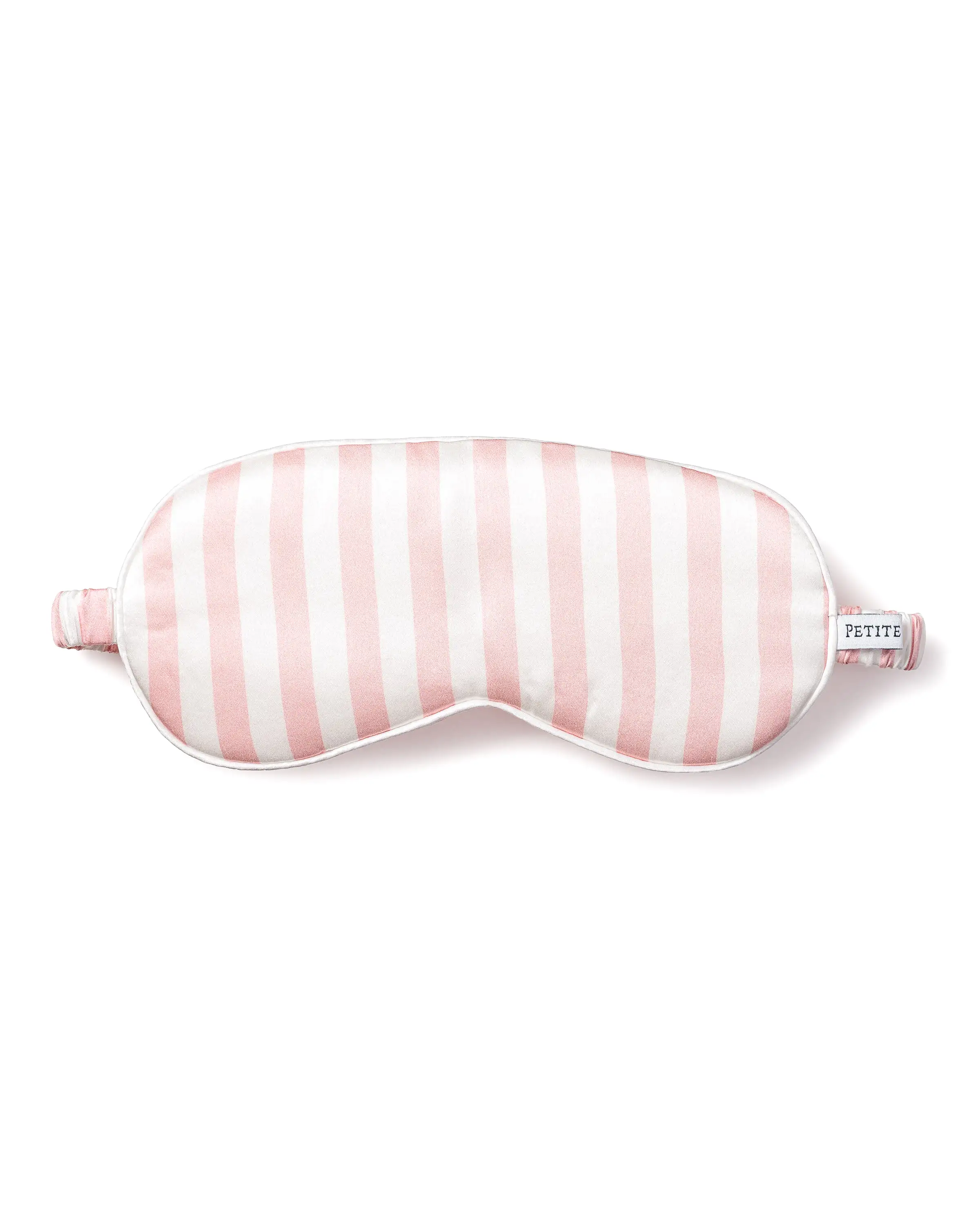 Women's Silk Sleep Mask in Pink Stripe