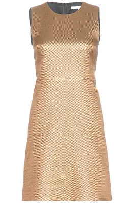 Wool Metallic Dress