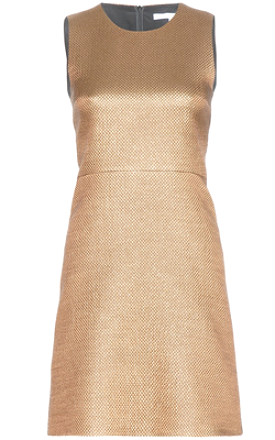 Wool Metallic Dress