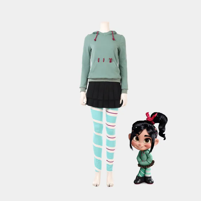 Wreck-It Ralph Vanellope cosplay costume