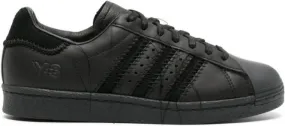 Y-3 x Adidas Superstar lace-up sneakers Black