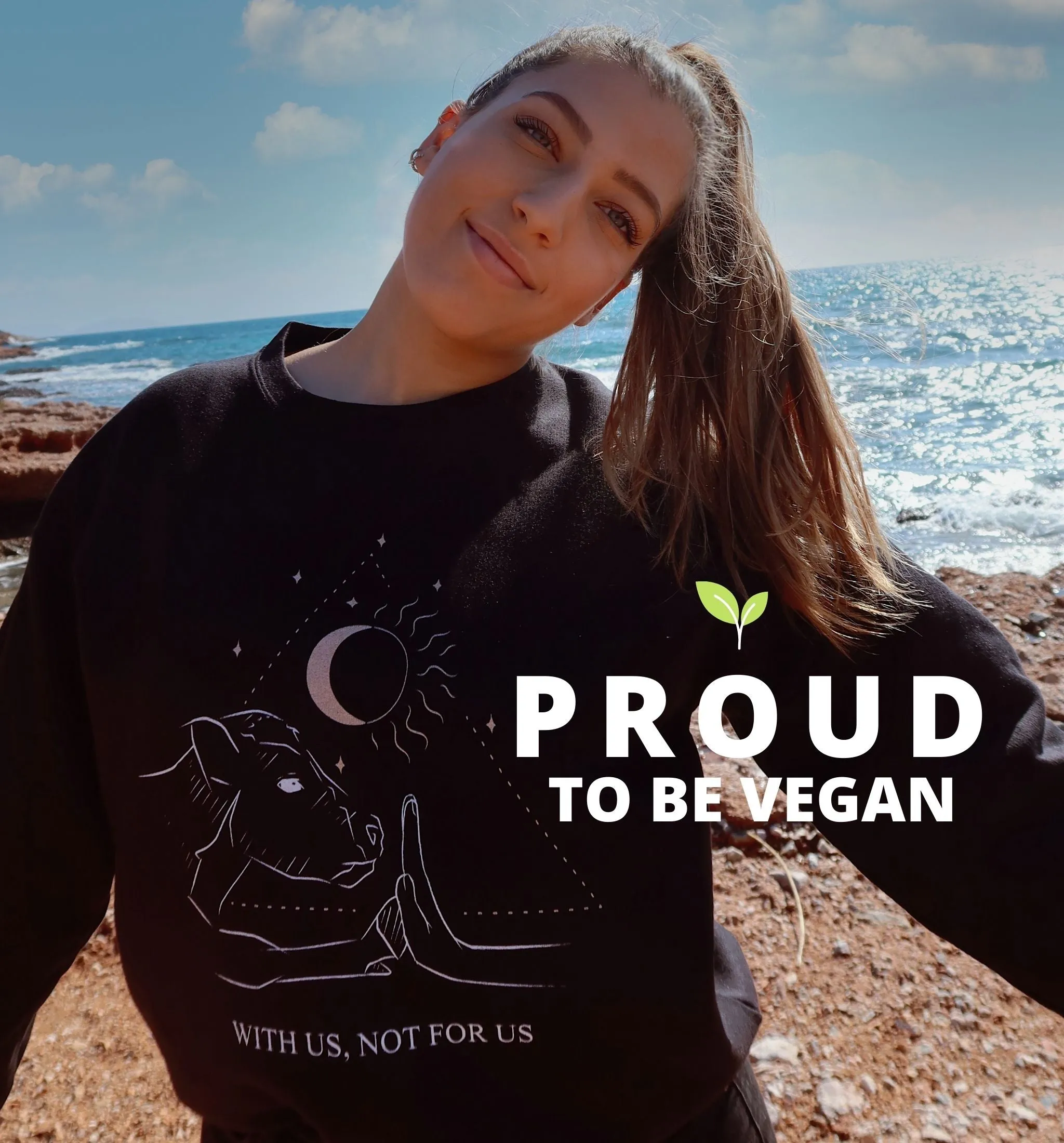 You're not A Baby Cow Bro | Vegan Crewneck