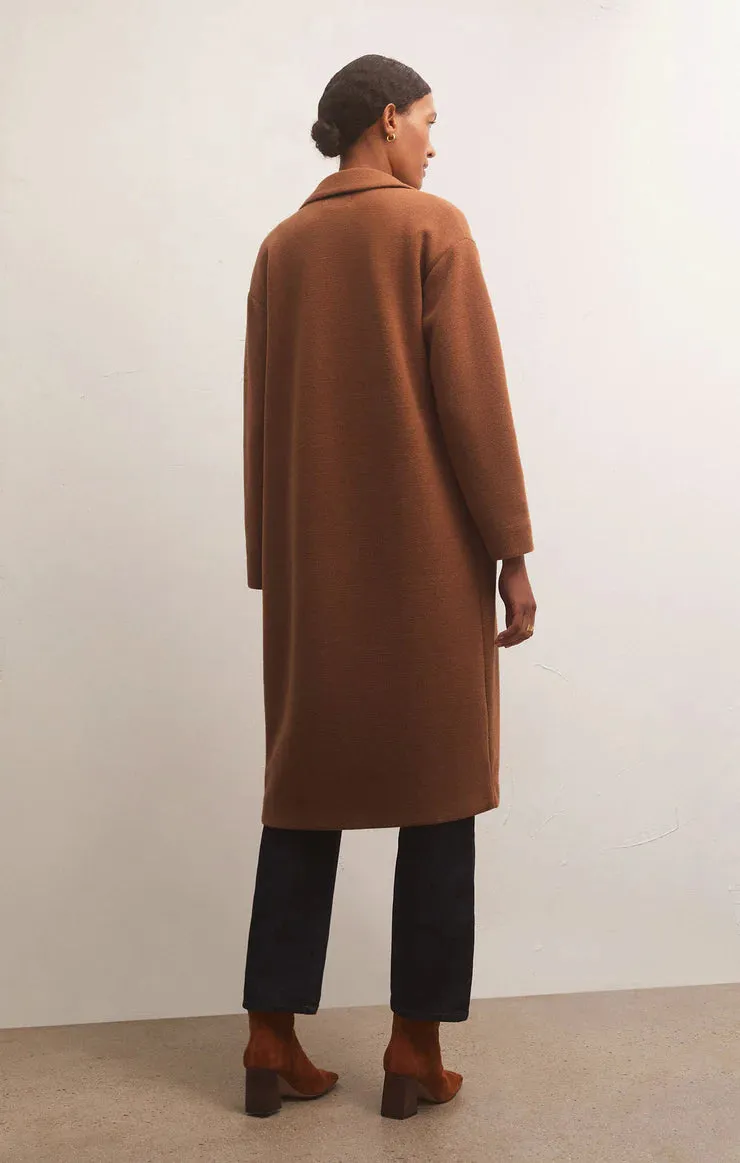 Z SUPPLY- MASON COAT CAMEL